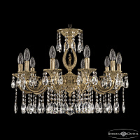 Подвесная хрустальная люстра Bohemia Ivele Crystal Verona 72401/10/210 A FP FH1S