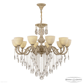 Большая хрустальная люстра Bohemia IVELE Crystal AL78101/10/300 B WMG P1 U Pair