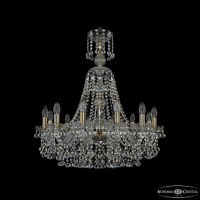 Хрустальная подвесная люстра Bohemia IVELE Crystal 1409/12/240/XL-75 Pa