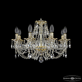 Хрустальная подвесная люстра Bohemia IVELE Crystal 1606/8/195/GW