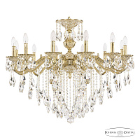 Подвесная хрустальная люстра Bohemia Ivele Crystal Verona 72202/10/300 B GW