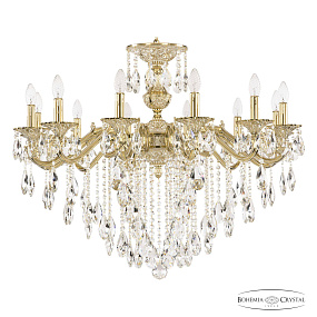 Подвесная хрустальная люстра Bohemia Ivele Crystal Verona 72202/10/300 B GW