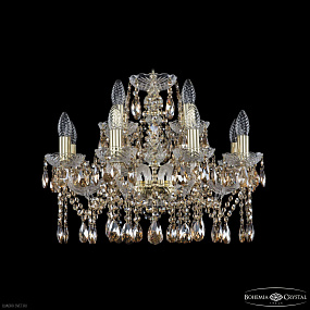 Хрустальная подвесная люстра Bohemia IVELE Crystal 1413/8+4/200 G R721