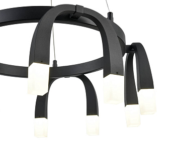 Светодиодная подвесная люстра Vele Luce Negro VL7102P10