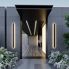 Уличный светодиодный настенный светильник Odeon Light FIBI 4379/36WL