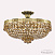Хрустальная потолочная люстра Bohemia IVELE Crystal 19271/45IV G R721