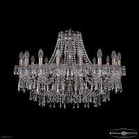 Большая хрустальная люстра Bohemia IVELE Crystal 1403/16/300 Pa