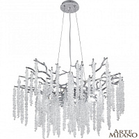 Подвесная хрустальная люстра Arte Milano 230901/D760/10/A Cr