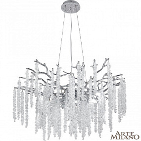 Подвесная хрустальная люстра Arte Milano 230901/D760/10/A Cr