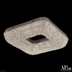 Хрустальная потолочная светодиодная люстра APL LED Sicilia SH504.2.50.A.Ni.4000