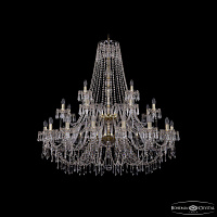 Большая хрустальная люстра Bohemia IVELE Crystal 1403/16+8+4/460/2d G