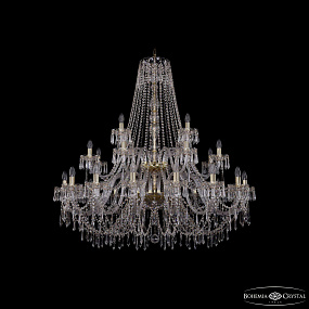 Большая хрустальная люстра Bohemia IVELE Crystal 1403/16+8+4/460/2d G