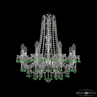 Хрустальная подвесная люстра Bohemia IVELE Crystal 1410/8/195/h-60 Ni V5001