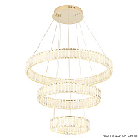 Подвесная хрустальная светодиодная люстра Crystal Lux MUSIKA SP150W LED GOLD
