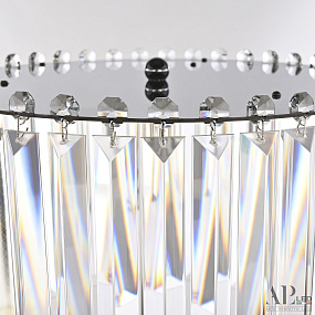 Хрустальный светодиодный торшер APL LED Sicilia SH500.T5.30-150.A.Ni.4000