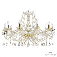 Хрустальная подвесная люстра Bohemia IVELE Crystal 107/10/300 G