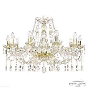 Хрустальная подвесная люстра Bohemia IVELE Crystal 107/10/300 G