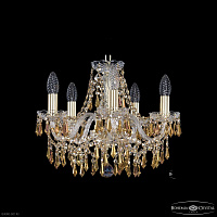 Хрустальная подвесная люстра Bohemia IVELE Crystal 1403/5/141 G R777