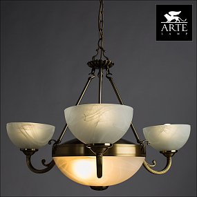 Люстра подвесная Arte Lamp WINDSOR WHITE A3777LM-3-2AB