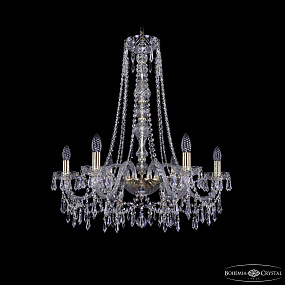Хрустальная подвесная люстра Bohemia IVELE Crystal 1403/6/240/h-76 G
