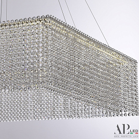 Большая хрустальная светодиодная люстра APL LED Sicilia SH04.86.A.Ni.4000
