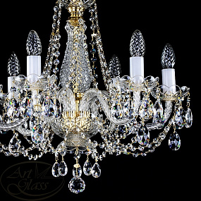 Люстра подвесная ARTGLASS RADKA VI. FULL CUT CENTERING PART ANDREA