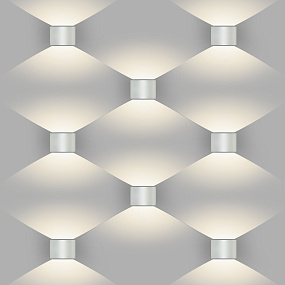 Уличный настенный светодиодный светильник Elektrostandard 1518 TECHNO LED BLADE белый