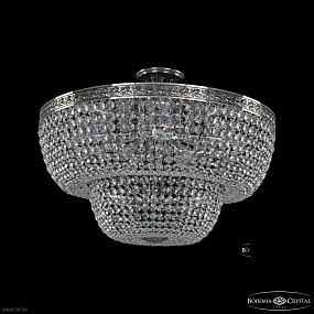 Хрустальная потолочная люстра Bohemia IVELE Crystal 19101/70IV NB