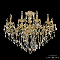 Подвесная хрустальная люстра Bohemia Ivele Crystal Verona 72202/12/300 B GW