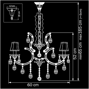 Люстра подвесная Osgona Princia 726061