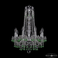 Хрустальная подвесная люстра Bohemia IVELE Crystal 1410/8/141/h-60 Ni V5001