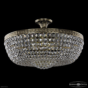 Хрустальная потолочная люстра Bohemia IVELE Crystal 19281/55IV GB