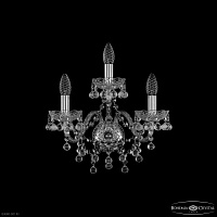 Бра хрустальное Bohemia IVELE Crystal 1409B/2+1/160 Ni