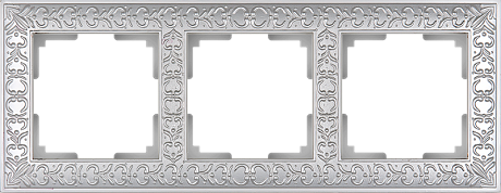 Рамка на 3 поста (жемчужный) Werkel WL07-Frame-03