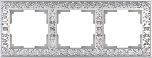 Рамка на 3 поста (жемчужный) Werkel WL07-Frame-03
