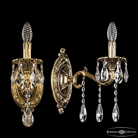 Бра с хрусталем Bohemia Ivele Crystal Verona 7202B10/1/175 A GB