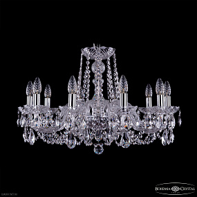Хрустальная подвесная люстра Bohemia IVELE Crystal 1402/10/240 Ni