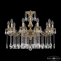Подвесная хрустальная люстра Bohemia Ivele Crystal Verona 72102/10/250 A FP