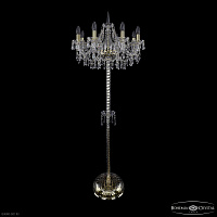 Торшер с хрусталем Bohemia IVELE Crystal 1403T2/8/195-160 G