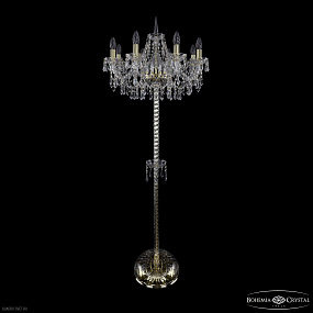 Торшер с хрусталем Bohemia IVELE Crystal 1403T2/8/195-160 G
