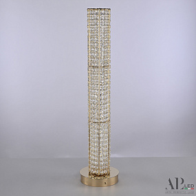 Хрустальная светодиодная настольная лампа APL LED Rimini S500.L6.8-64.A.3000.Gold