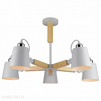 Потолочная люстра Arte Lamp A7141PL-5WH