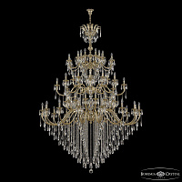 Большая хрустальная люстра Bohemia Ivele Crystal Verona 72118/32+16+16/755/3d B G Y3