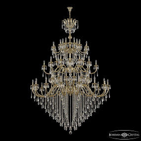 Большая хрустальная люстра Bohemia Ivele Crystal Verona 72118/32+16+16/755/3d B G Y3
