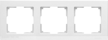 Рамка на 3 поста (белый) Werkel WL04-Frame-03-white