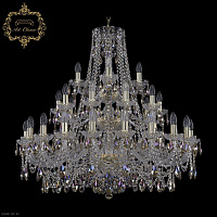 Большая хрустальная люстра Bohemia Art Classic 11.25.20+10+5.360.3d.Gd.Sp.K801