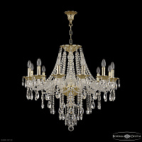 Большая хрустальная люстра Bohemia IVELE Crystal 16215/12/300 G