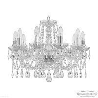 Хрустальная подвесная люстра Bohemia IVELE Crystal 107/10/200 Ni