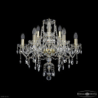 Хрустальная подвесная люстра Bohemia IVELE Crystal 1415/6+3/200 G