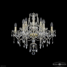 Хрустальная подвесная люстра Bohemia IVELE Crystal 1415/6+3/200 G